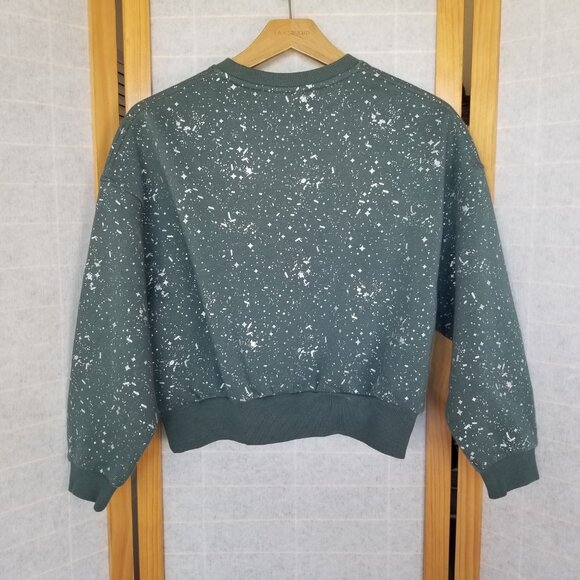 Girl's Nike Sportswear Green Celestial Sweatshirt Size Medium - Picture 6 of 7